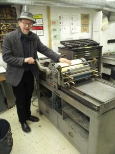 George A. Walker, OCAD University printmaking department, letterpress