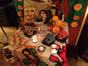A fascinating Day of the Dead-style display