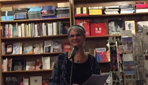 Barbara Sibbald at the Glad Day Bookshop.