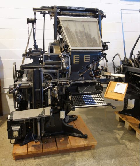 Intertype machine