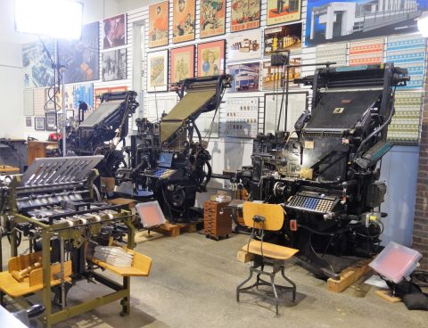 Linotype and other similar machines at Howard Iron Works