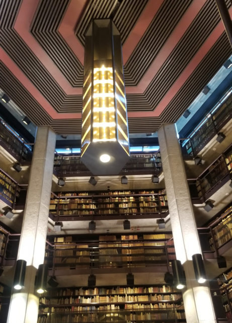 interior of Fisher Library
